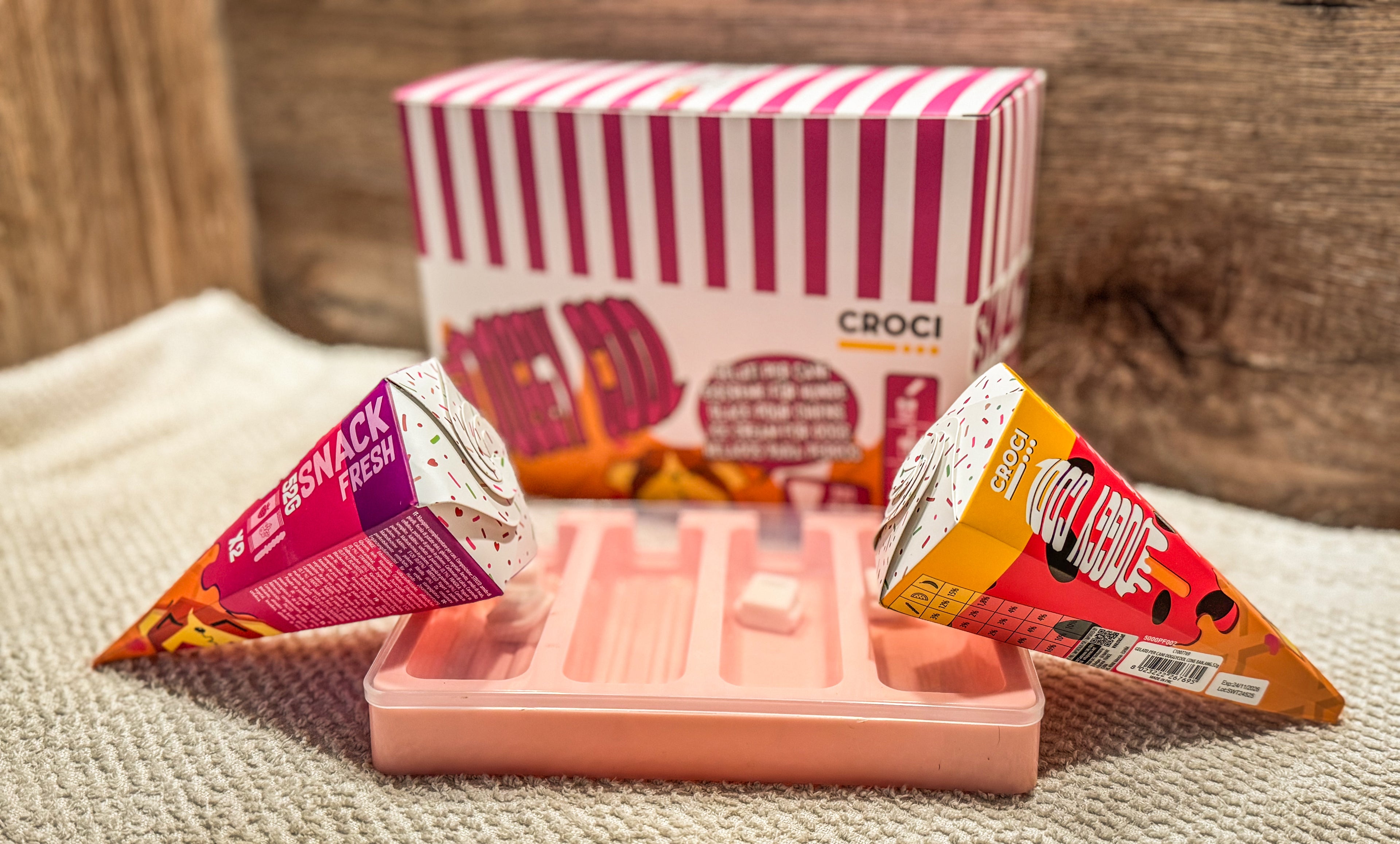 Pack Glaces 🍦pour chien 2 saveurs + moules réutilisables