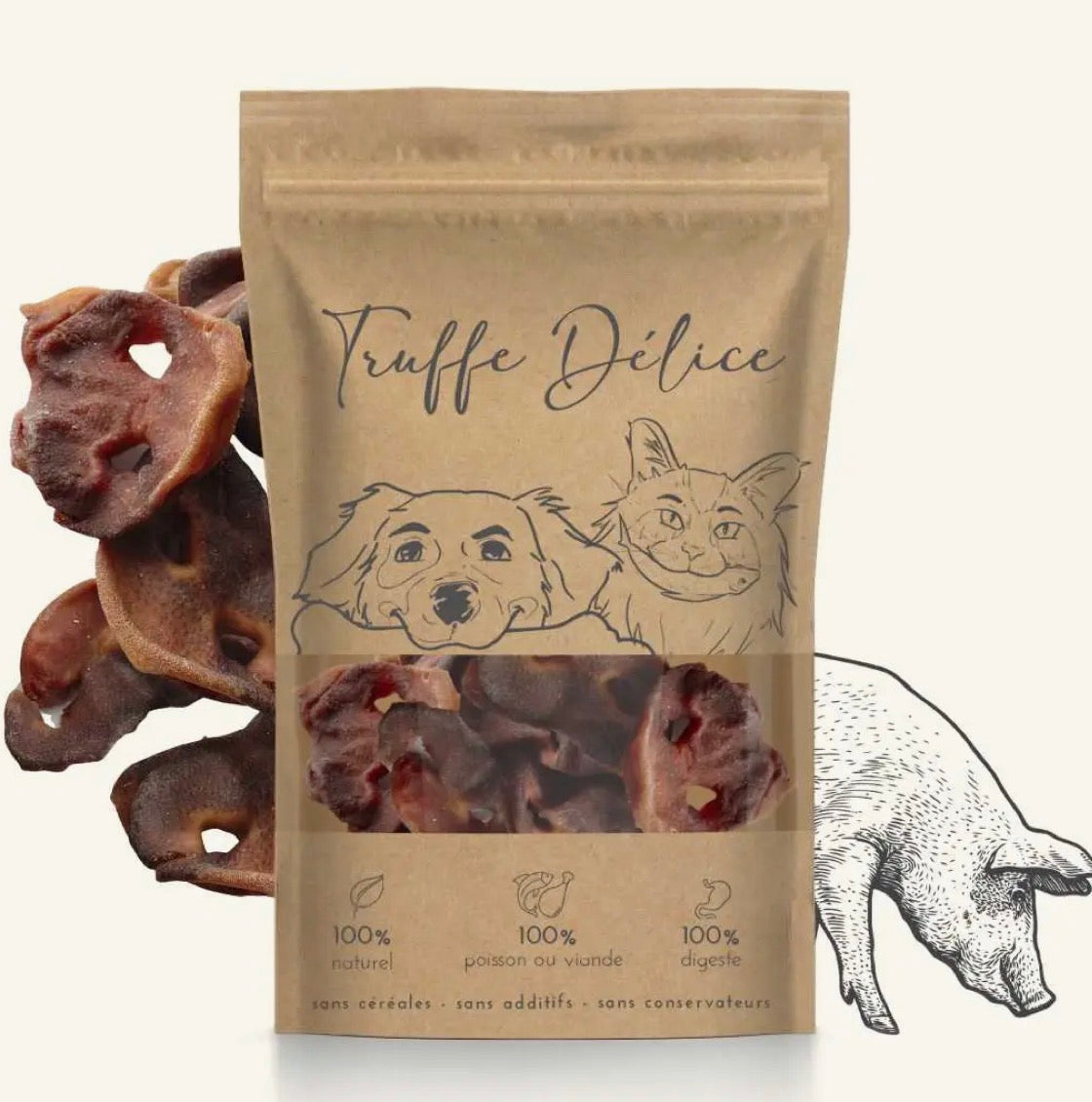 Groin de cochon 200g - Truffe Délice