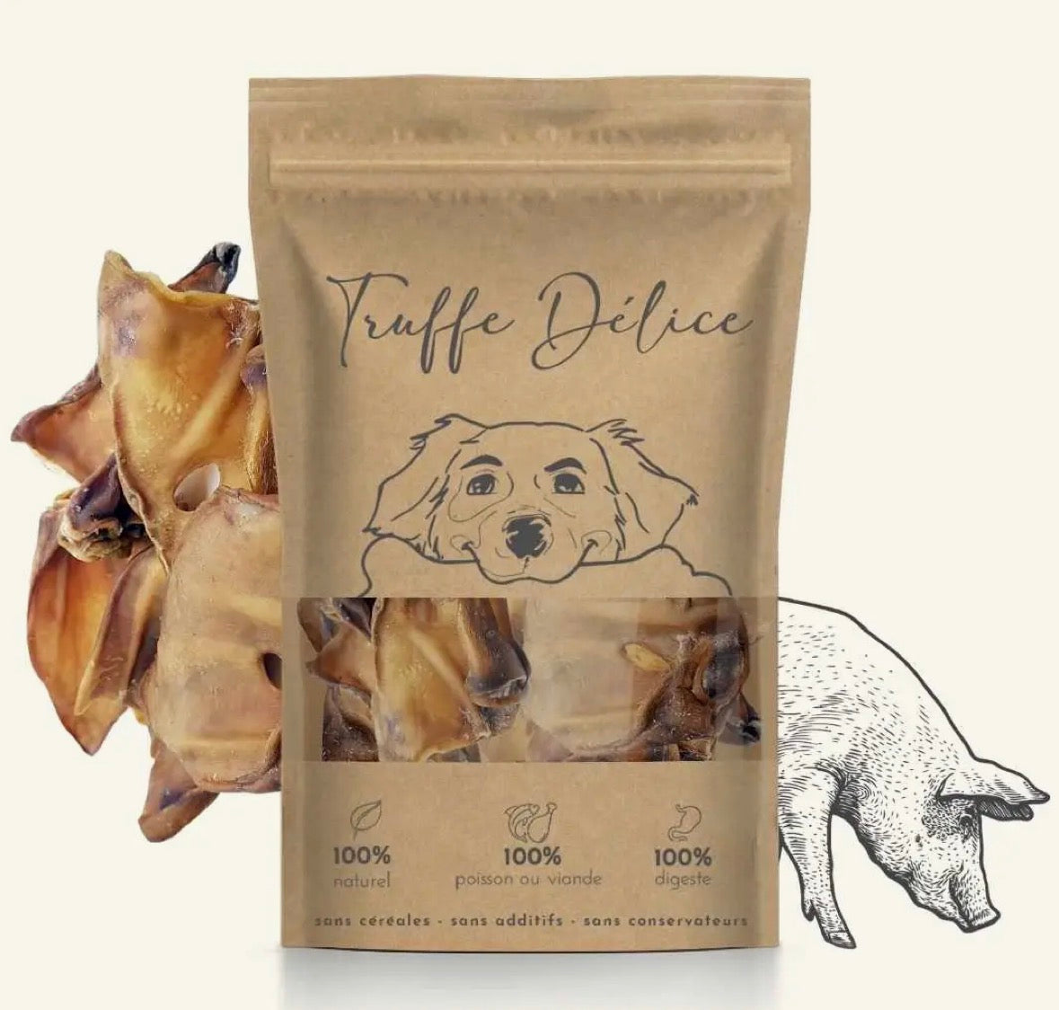 Oreilles de Cochon x3 - Truffe Délice