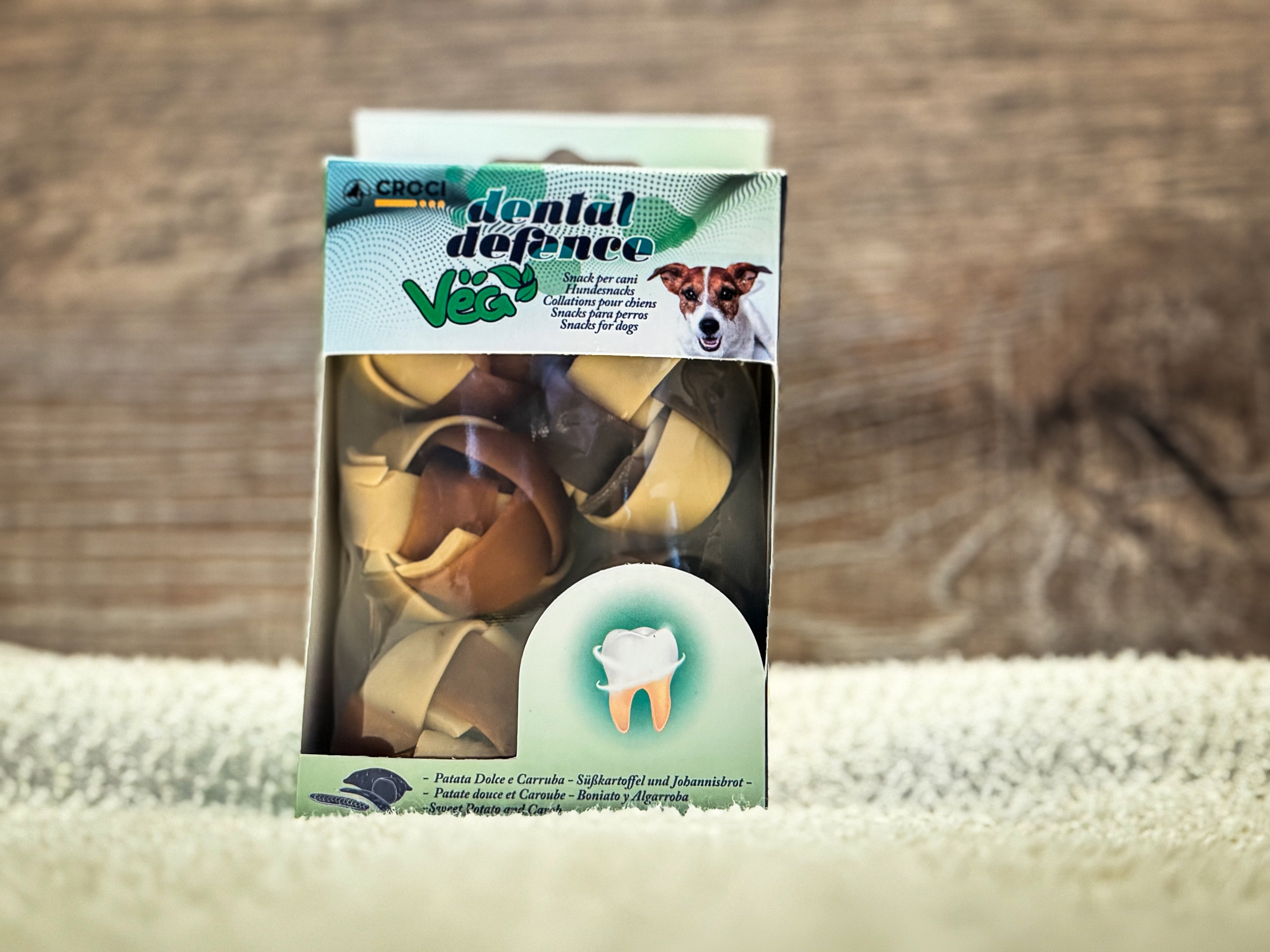 Balle végétale à mâcher – Soins dentaires 100 % naturels pour chiens