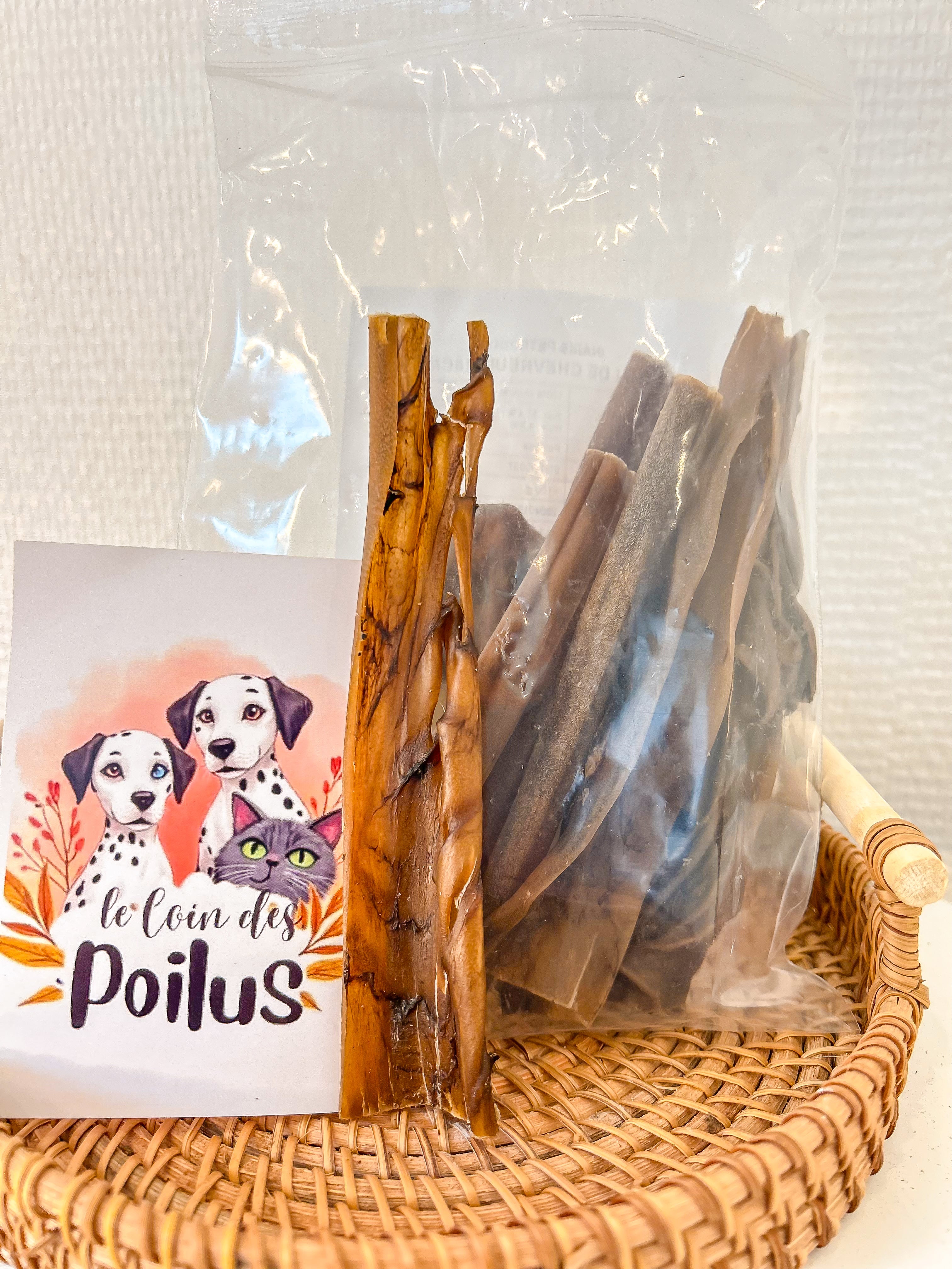 Peau de chevreuil 100g - Mastication longue durée 100% naturelle