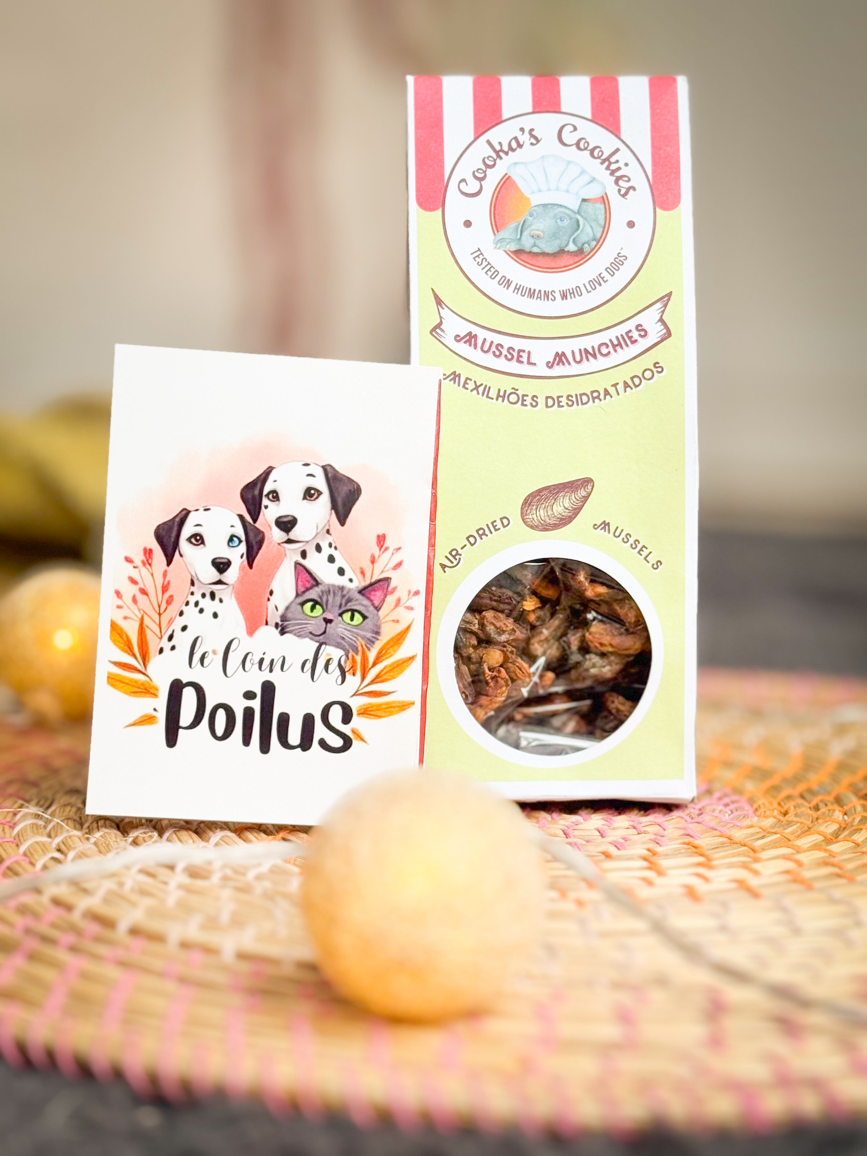 Moules séchées 100% naturelles - Friandises chien & chat 70g