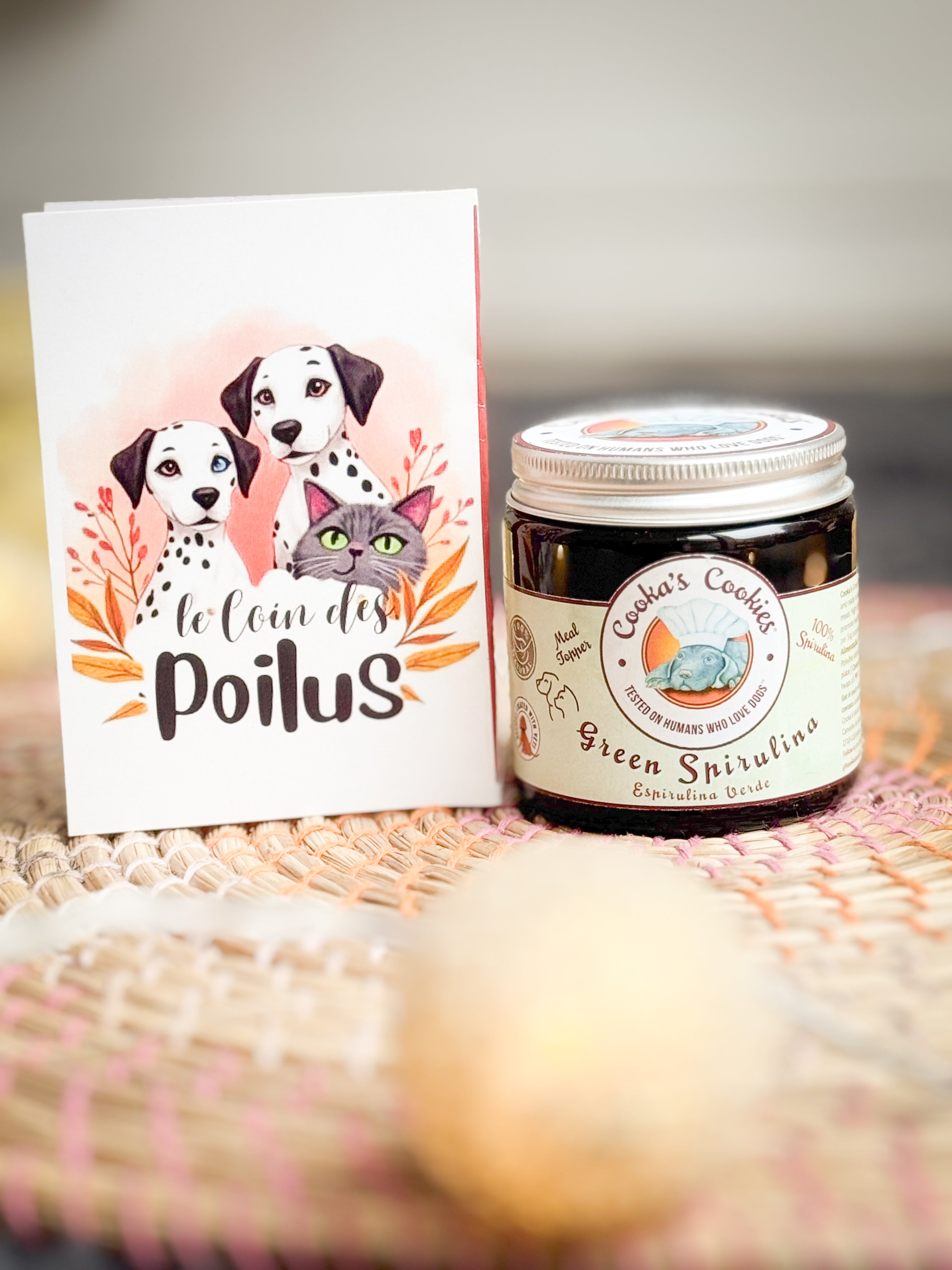 Spiruline verte 100% naturelle - Superfood pour chien & chat - Vitalité & immunité