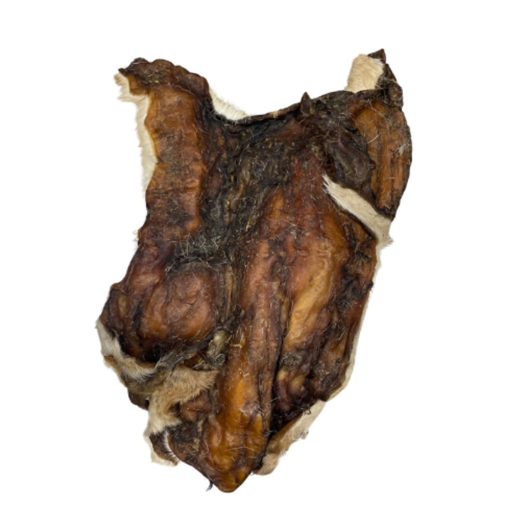 Plaque de peau de bœuf avec poils – Friandise naturelle pour chien – Mastication longue durée 🐶