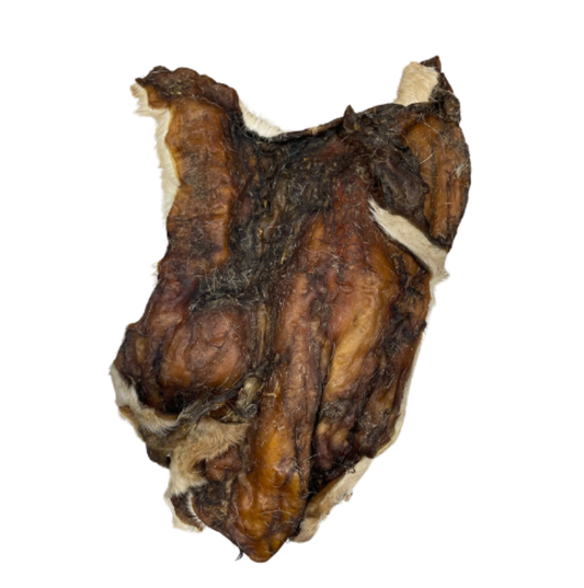 Plaque de peau de bœuf avec poils – Friandise naturelle pour chien – Mastication longue durée 🐶