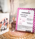 Demi nez de Cochon 100g - Mastication naturelle & gourmande pour chien