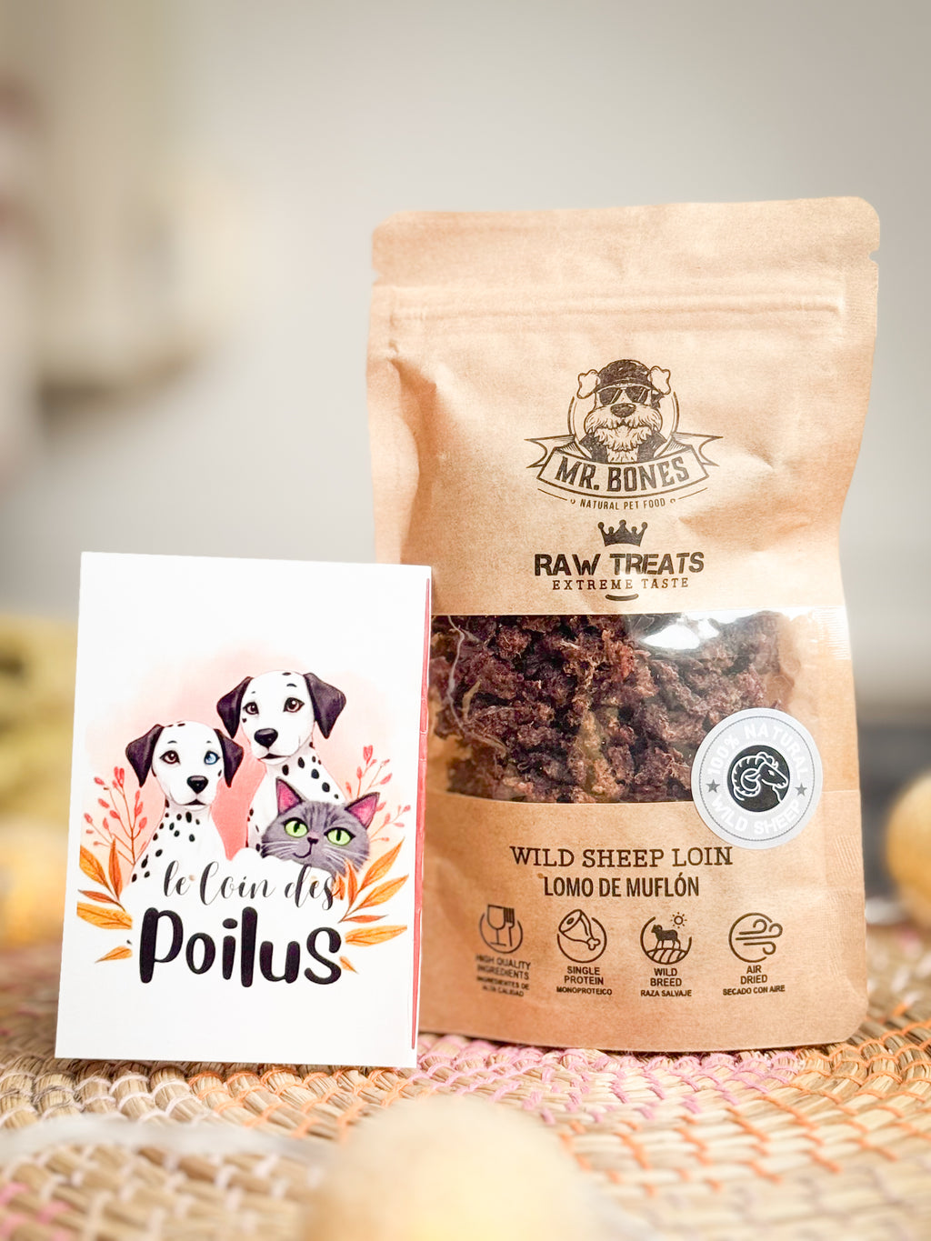 Longe du Mouflon - Friandises naturelles chien & chat 45g