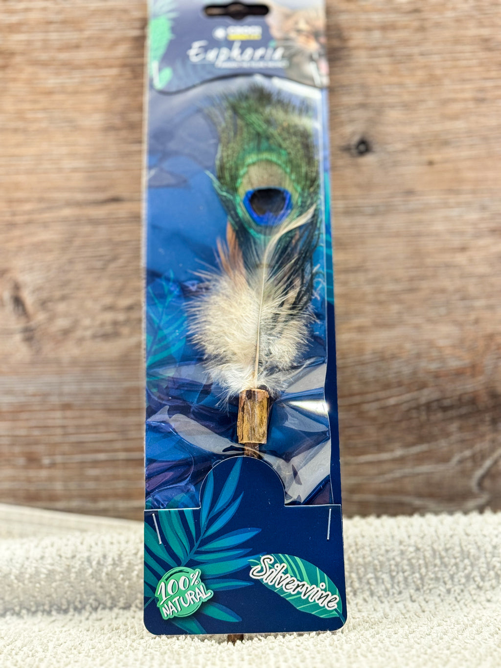 Baguette magique Euphoria – Jouet naturel pour chat 🐱